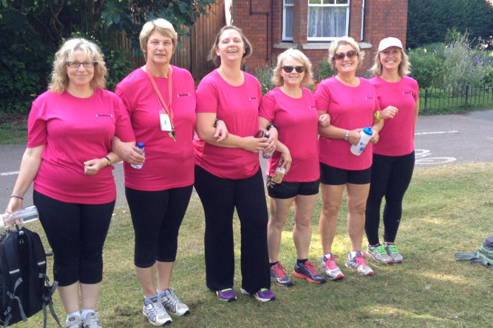 SheWalks at Parkrun 23.7.16 2