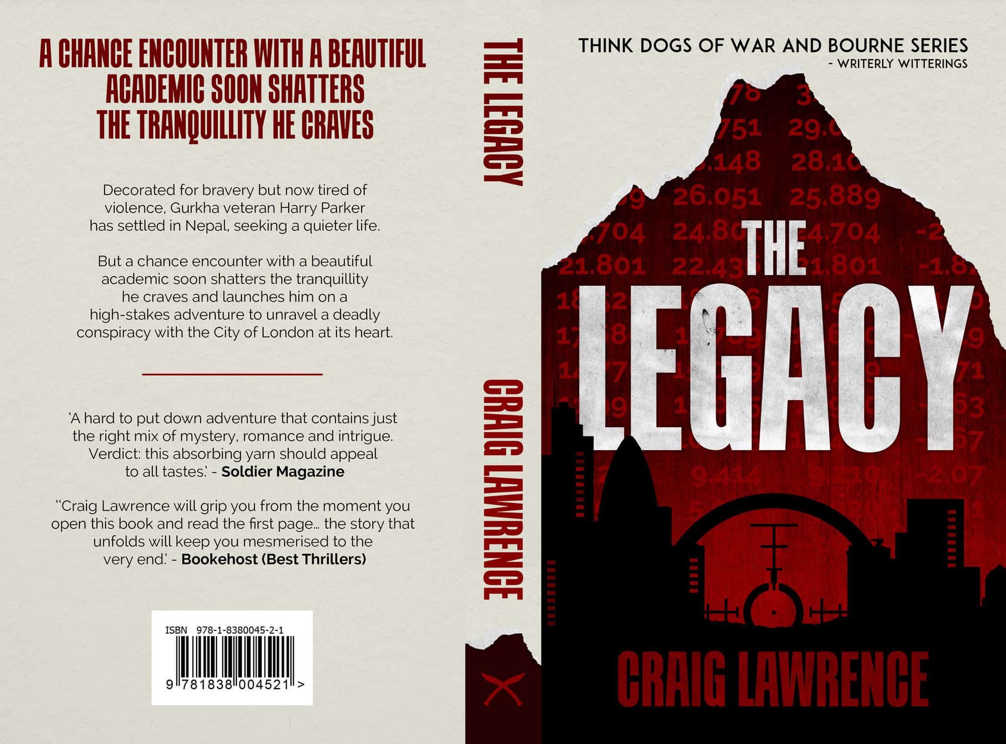 Craig Lawrence – Author - The Legacy Book Cover